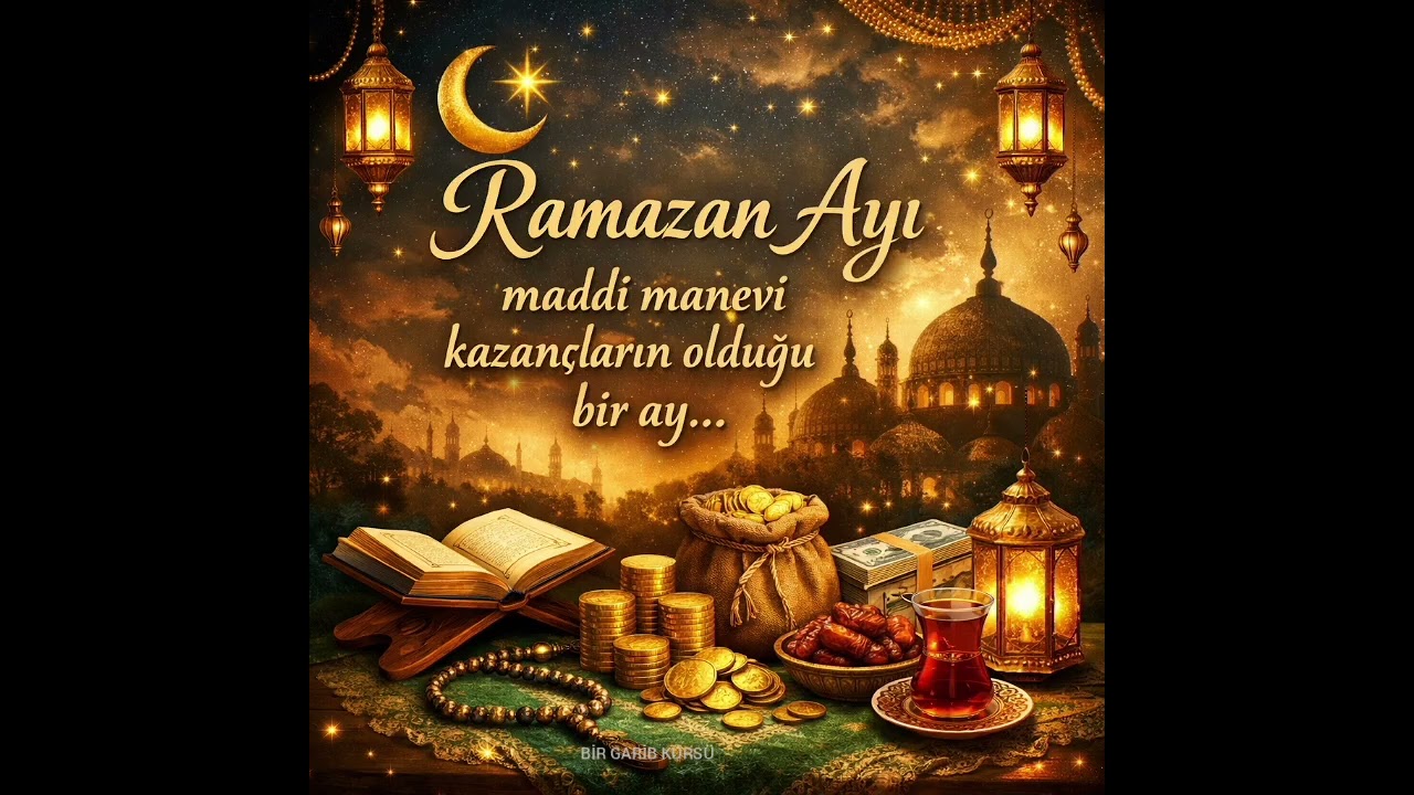 Ramazan Ayı maddi manevi kazançların olduğu bir ay...