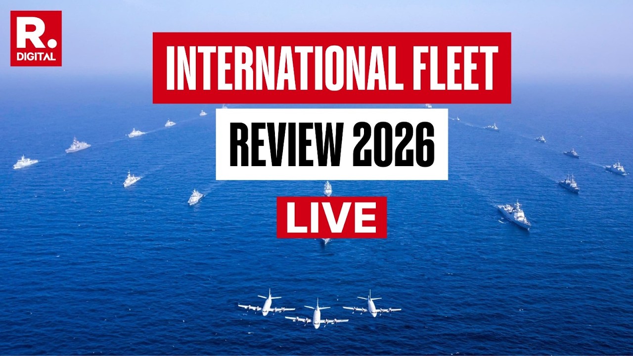 LIVE: President Droupadi Murmu Witnesses International Fleet Review At Visakhapatnam | India | Navy