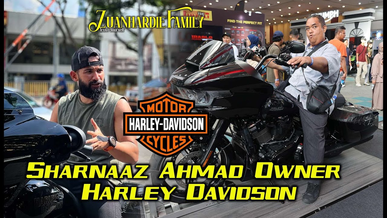 Sharnaaz Ahmad punya Harley Davidson!