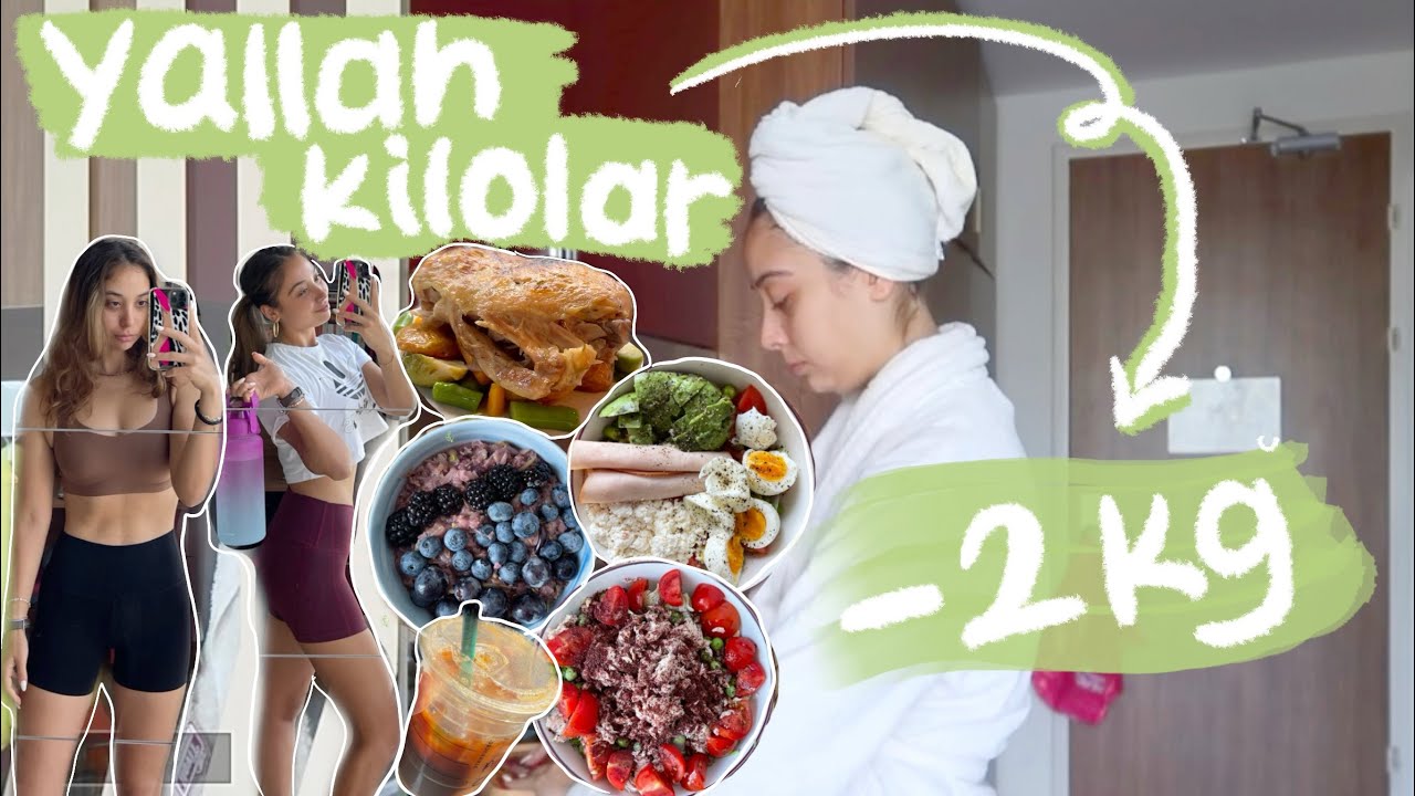 DİYETSİZ 2 GÜNDE -2 KG!  🥦🥒 | yallah kilolar #1