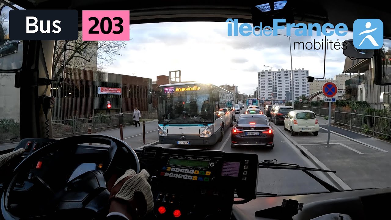 Bus 203 RATP | Neuilly sur Marne - Bougainville / Neuilly Plaisance RER