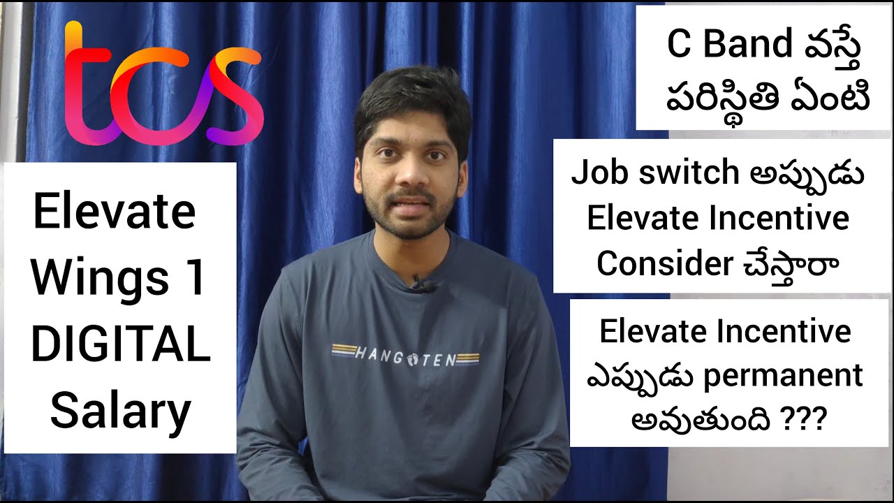 TCS Elevate Wings Digital Salary | TCS Digital Salary (Telugu)