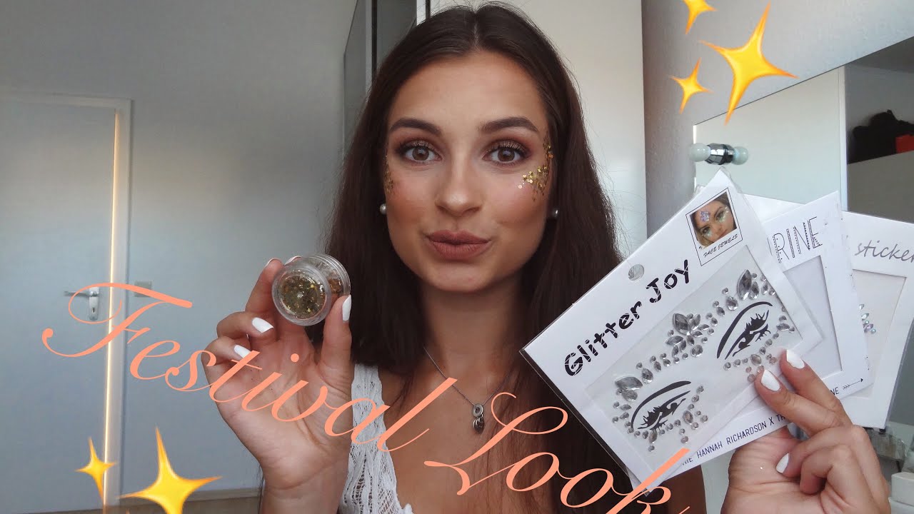 Festival Make-up Glitzer | GRWM Parookaville & Air Beat ✨