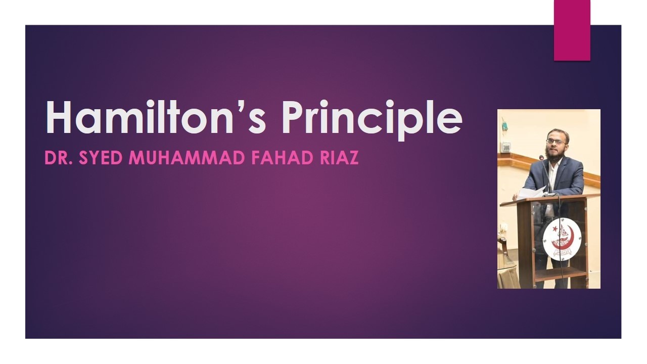 05: Hamilton's principle