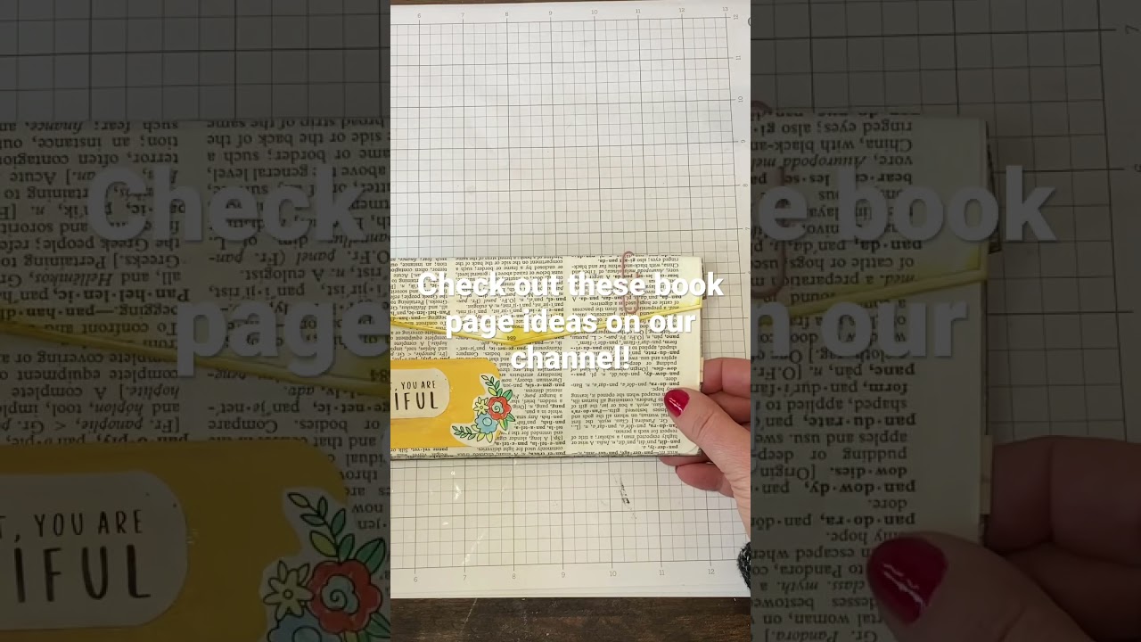 Book page envelope tutorials!