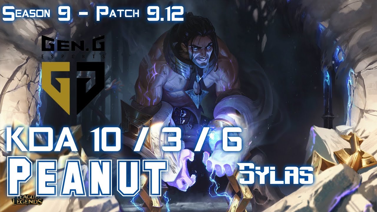 Gen Peanut SYLAS vs OLAF Jungle - Patch 9.12 KR Ranked