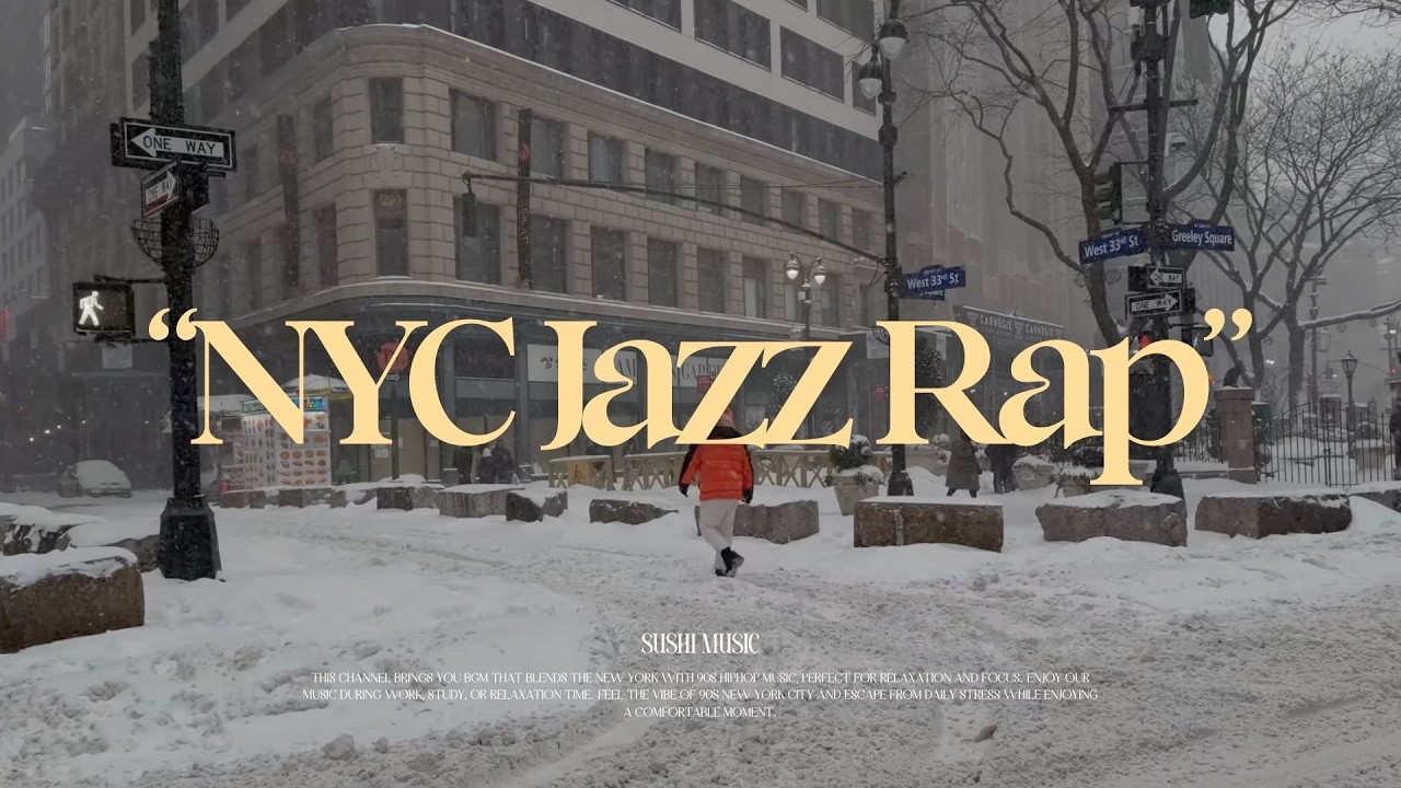 NYC JAZZ HIPHOP | 90s SOUL BOOM BAP | Walk / background / work / relax / study | Coding time healing