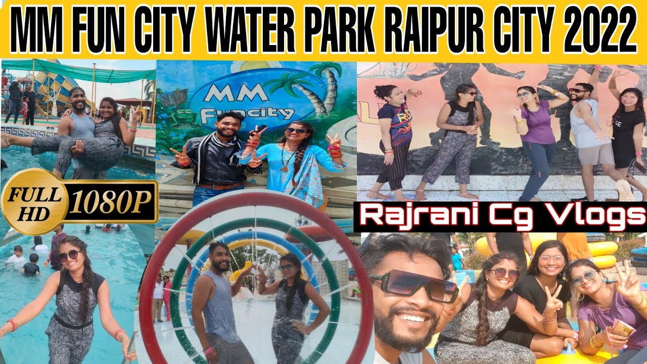 MM Fun City Water Park Raipur City 2022 । Rajrani cg vlogs Today । cg vlog