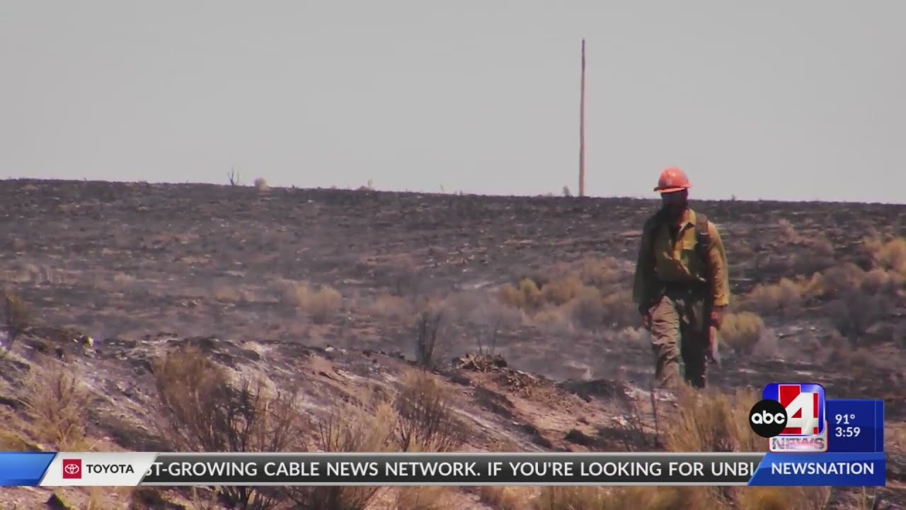Evacuation orders lifted for some residents living in Monroe Canyon, 8 structures burnt
