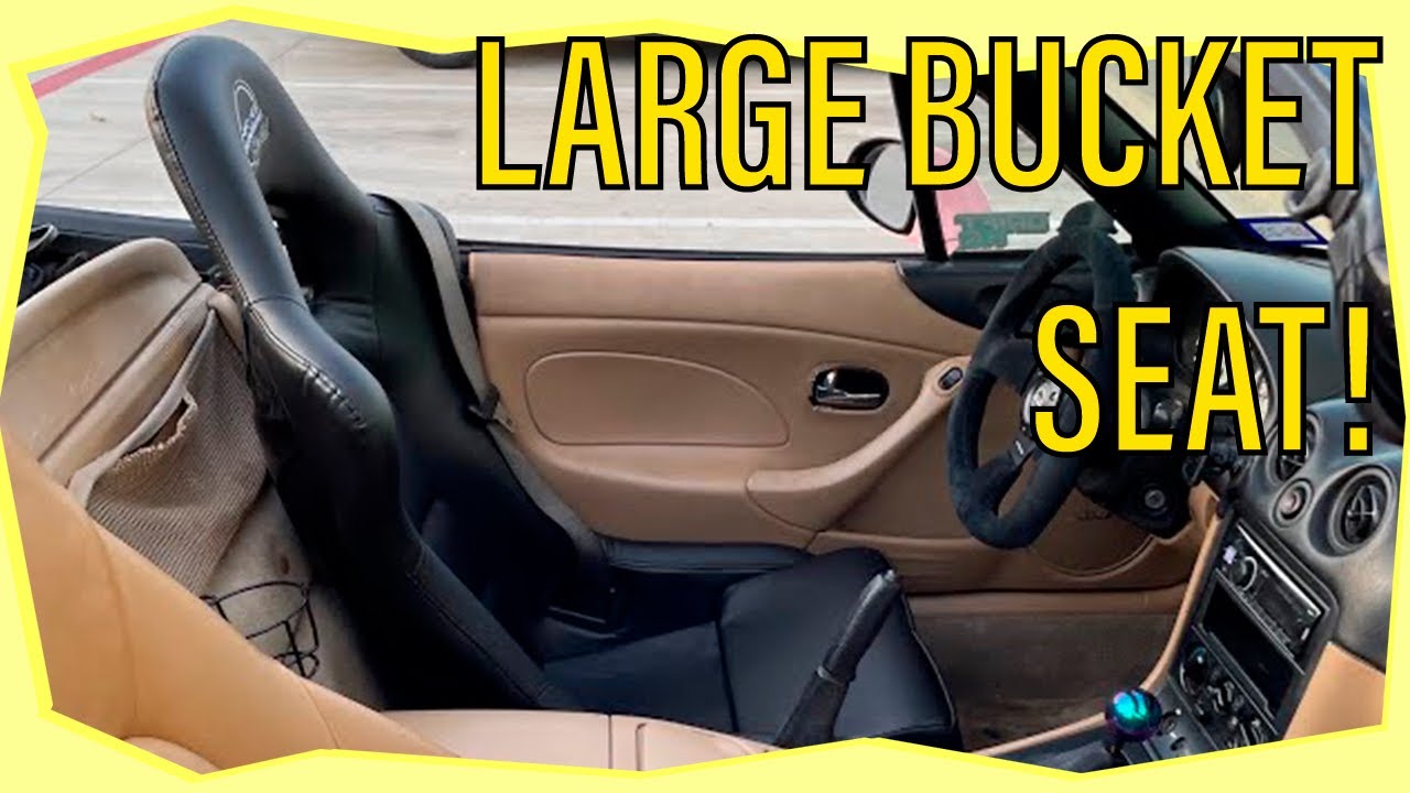 PCI Sliding Bucket Seat Mount / Large Seat In A Miata!