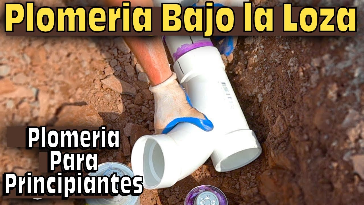 Cómo Hacer la Preinstalación de Plomería Bajo una Losa para un Baño - ¡PARA PRINCIPIANTES!