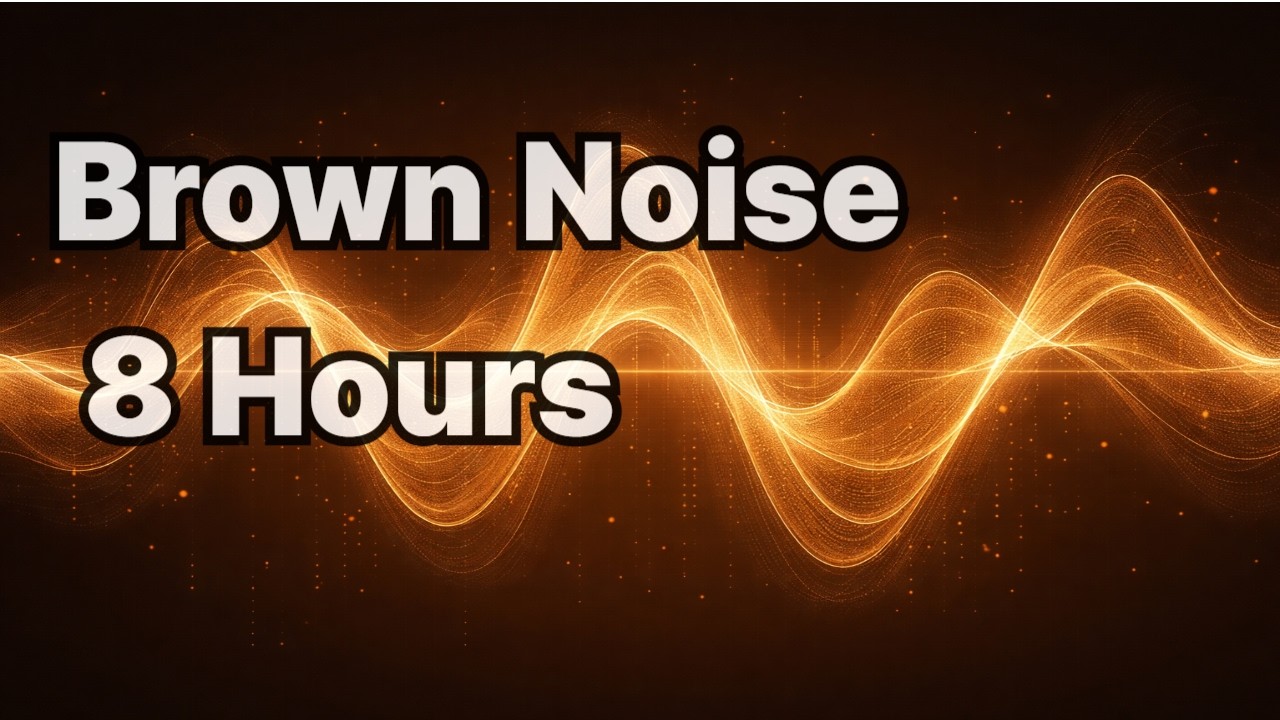 Brown Noise 8 Hours | Black Screen, No Music/#brown noise sleep #deep brown noise