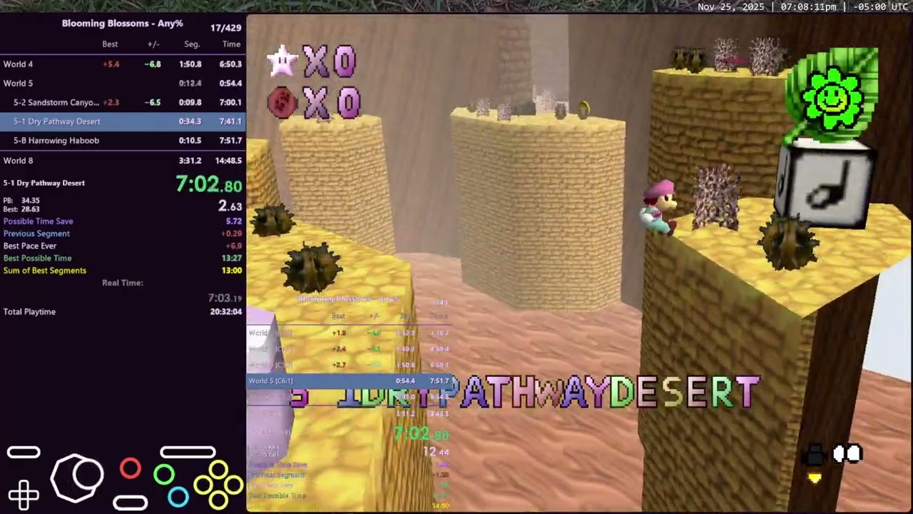 [PB] Blooming Blossoms Any% - 14m 27s