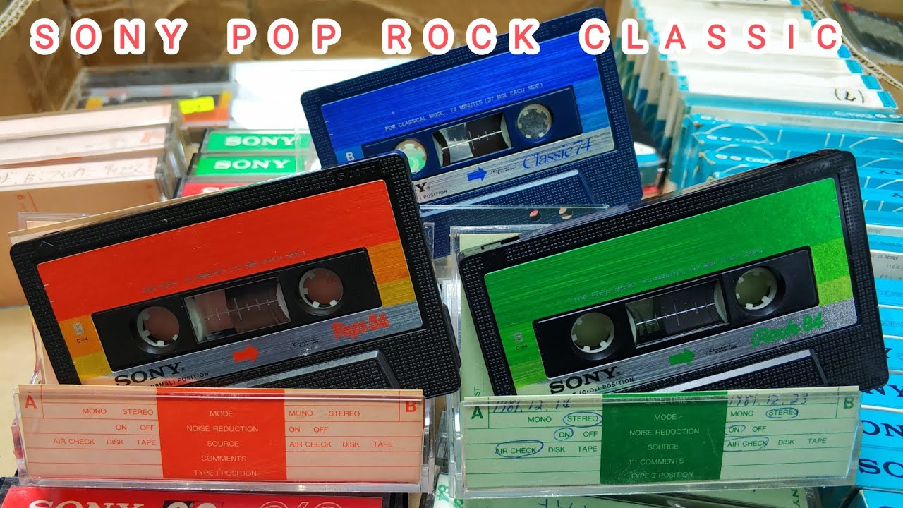 AUDIO cassette   серия 12  SONY POP ROCK CLASSIC GIG X1 C