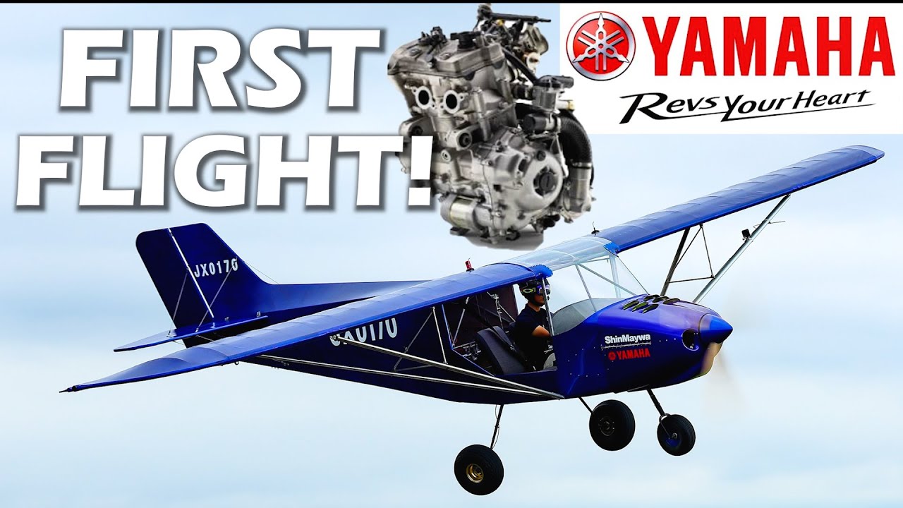 Yamaha Motor Corp FIRST FLIGHT! ShinMaywa built Airplane