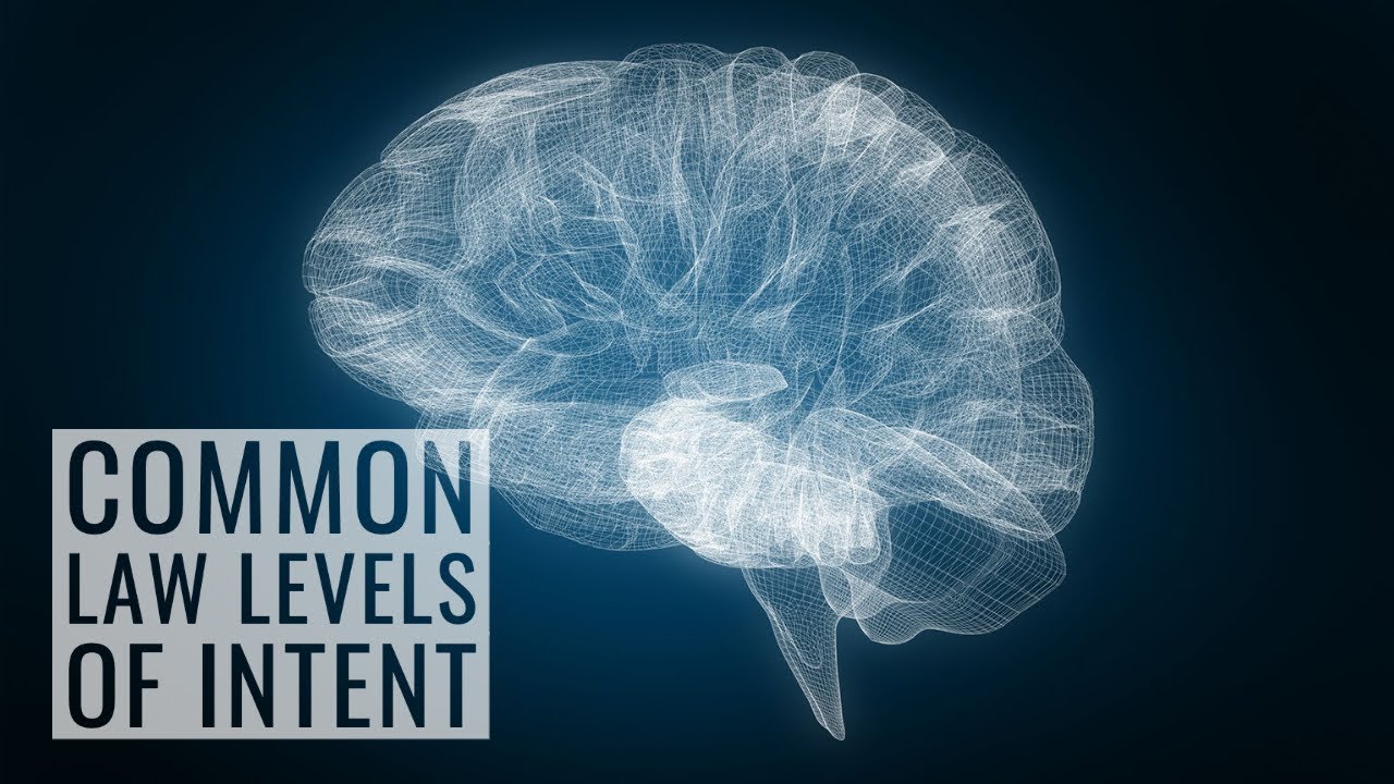 Common law levels of intent