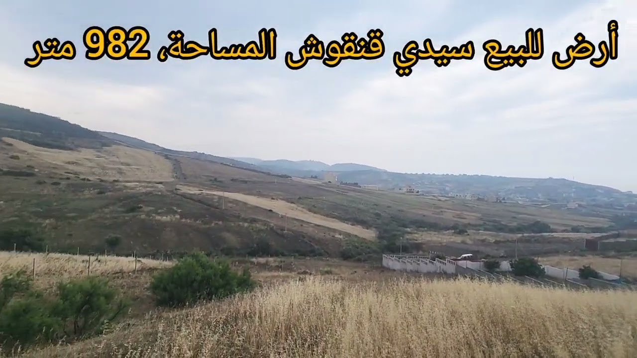 أرض سيدي قنقوش المساحة 982 متر