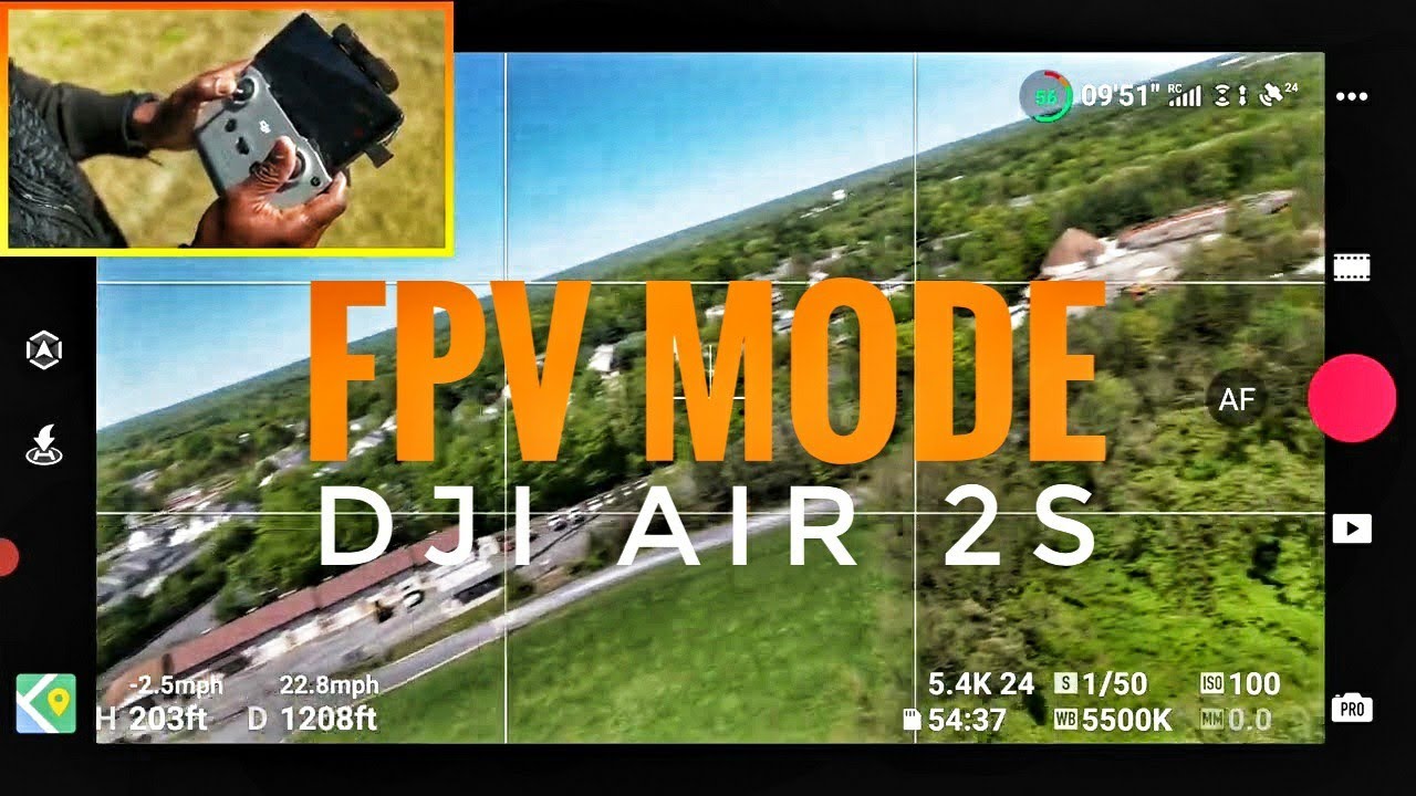 DJI AIR 2S FPV Mode - My New Favorite Feature