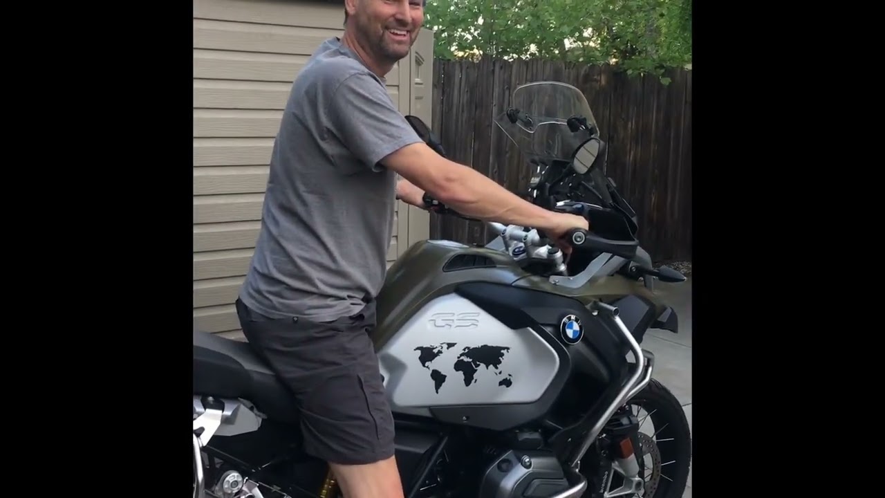 Load motorcycle in van