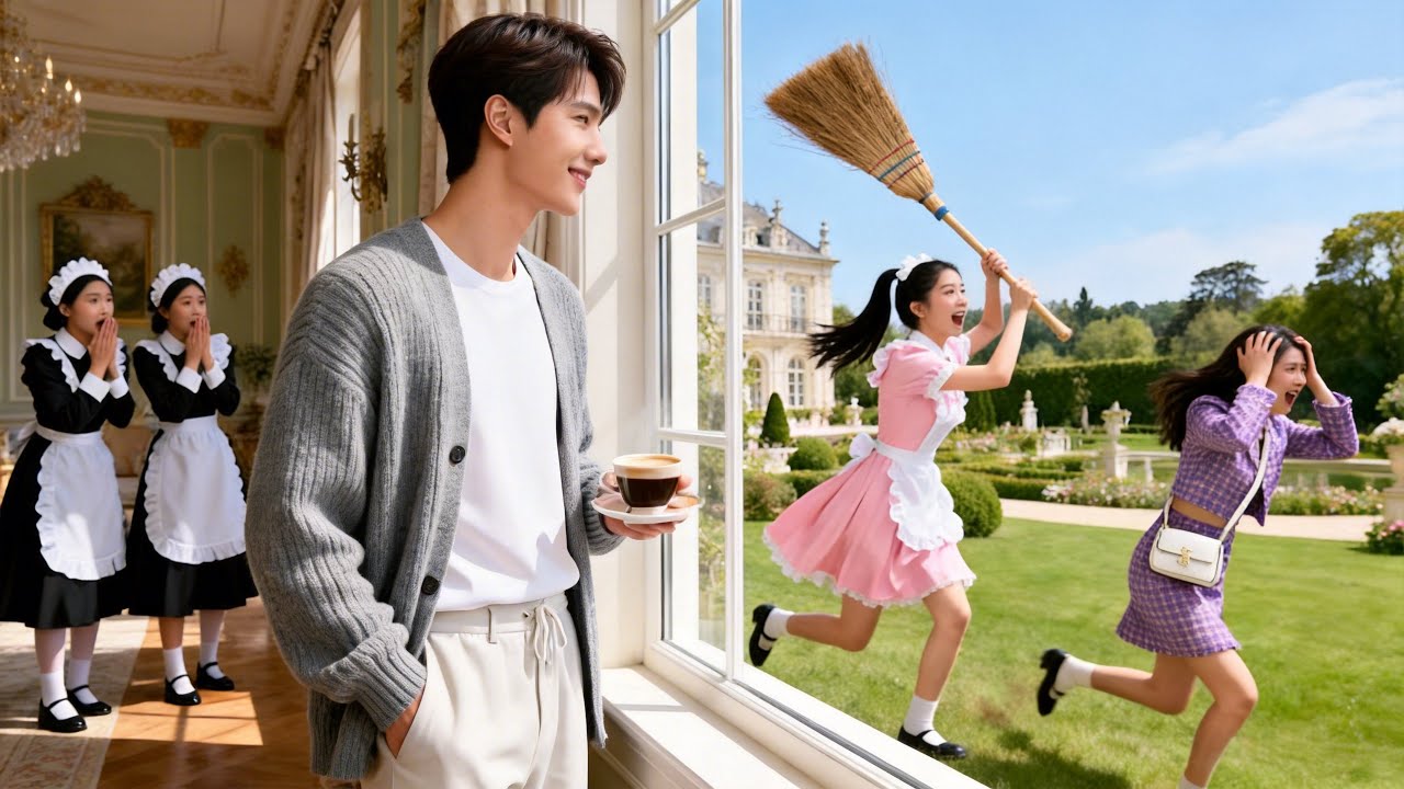 CEO's First Smile: Maid Wielded Broom, Chasing Gold-Digger! A Life-Changing Moment!