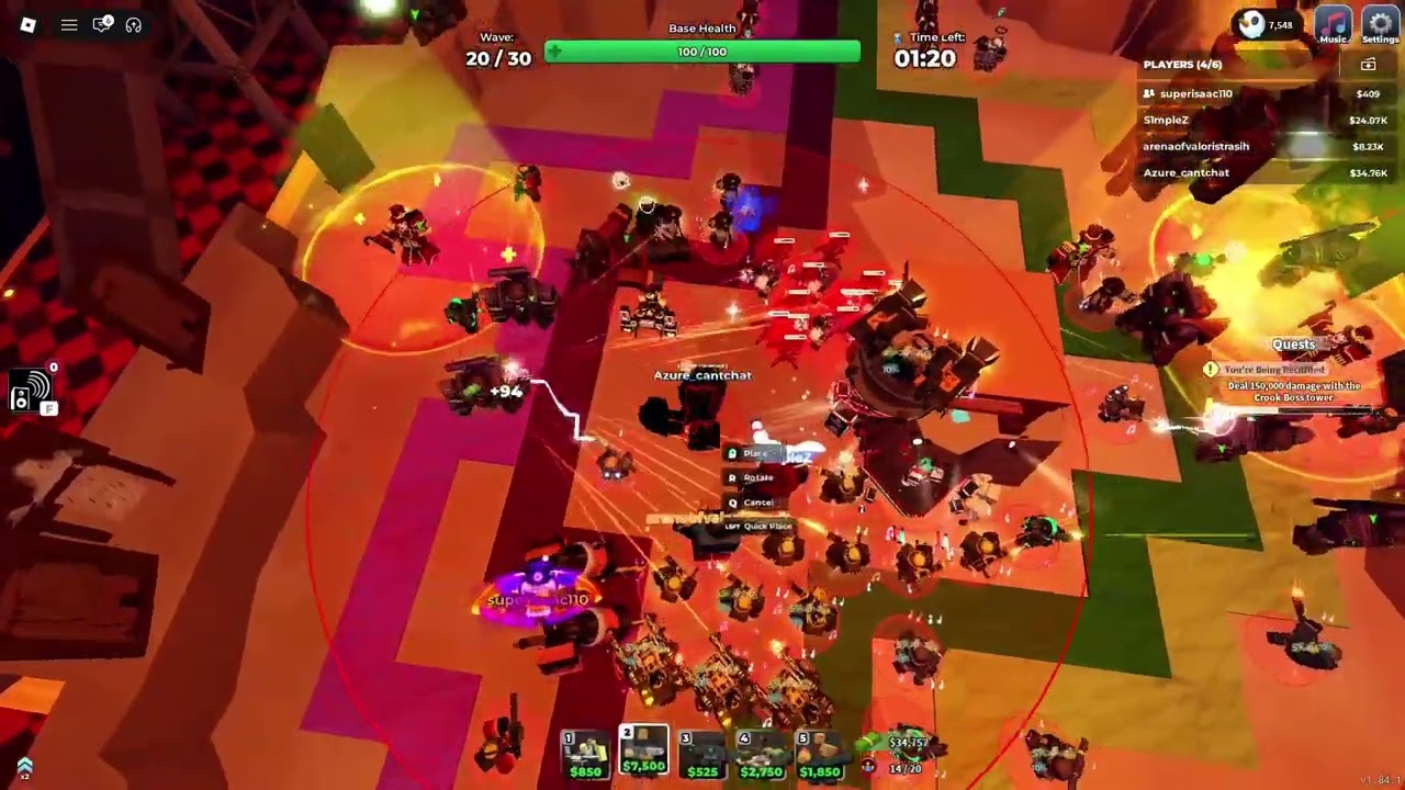 Defeating Narrator after the update | Tower Defense Simulator