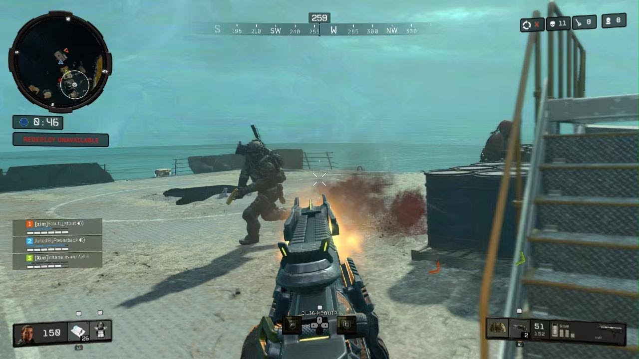 Безупречная победа на Shipwreck (без смертей) | BO4 Blackout Alcatraz