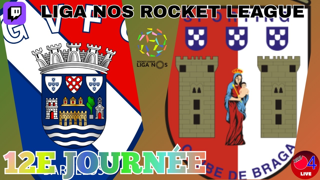 GIL VICENTE - SC BRAGA JOURNÉE 12 LIGA NOS ROCKET LEAGUE