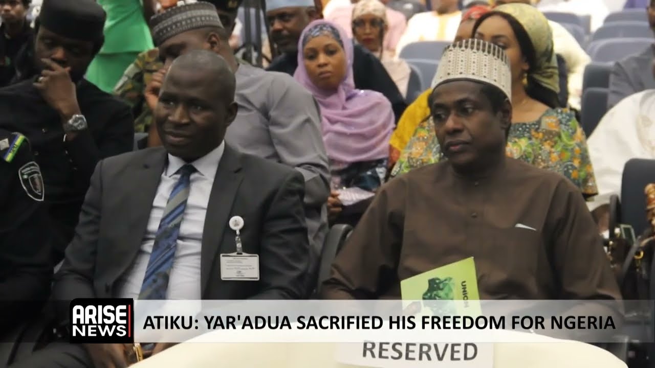 ATIKU:  YAR&rsquo;ARDUA SACRIFICED HIS FREEDOM FOR NIGERIA 