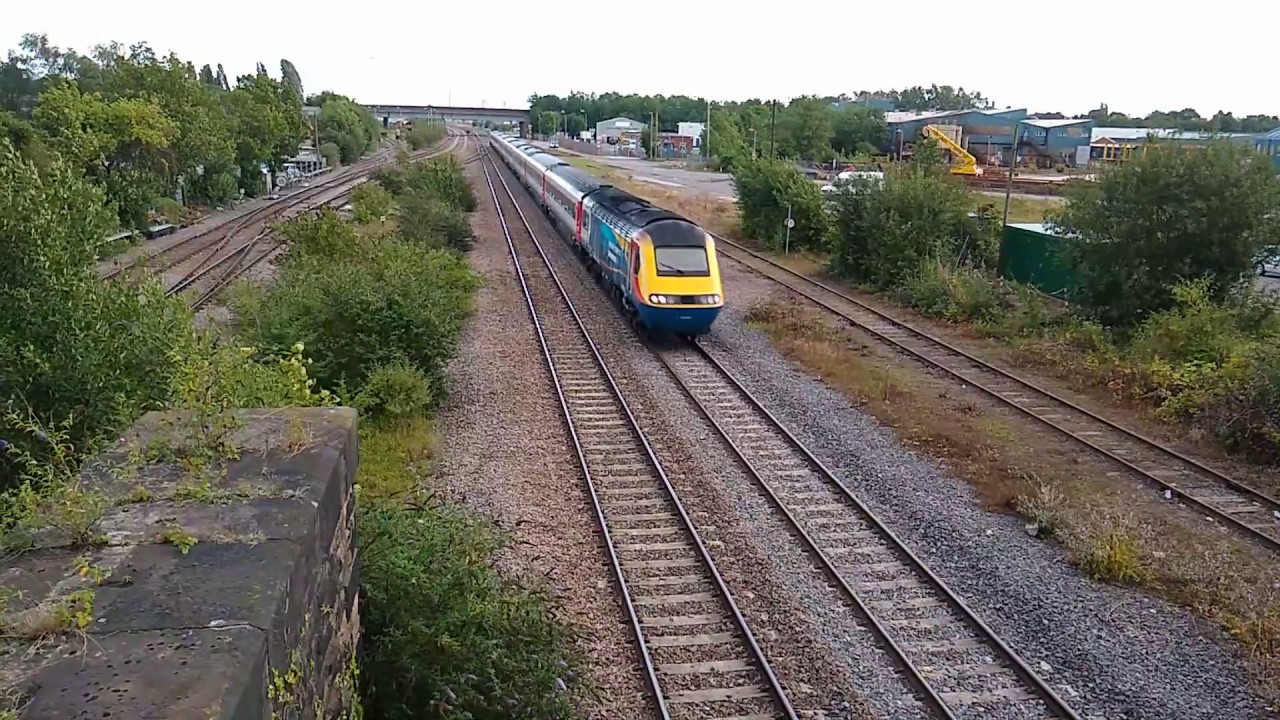 11 Years of East Midlands Trains HST passes through Toton Sidings - 10/08/2019