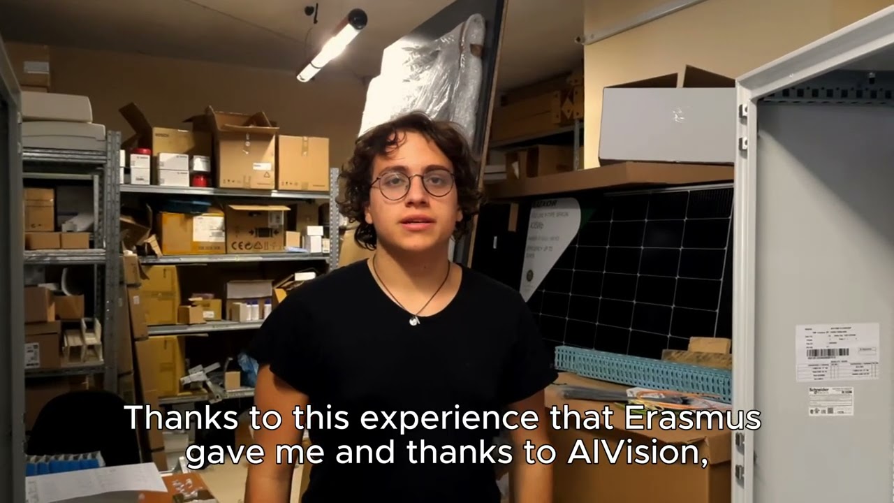 Daniel Sensale from Italy Completed His Internship at Alvision SHPK