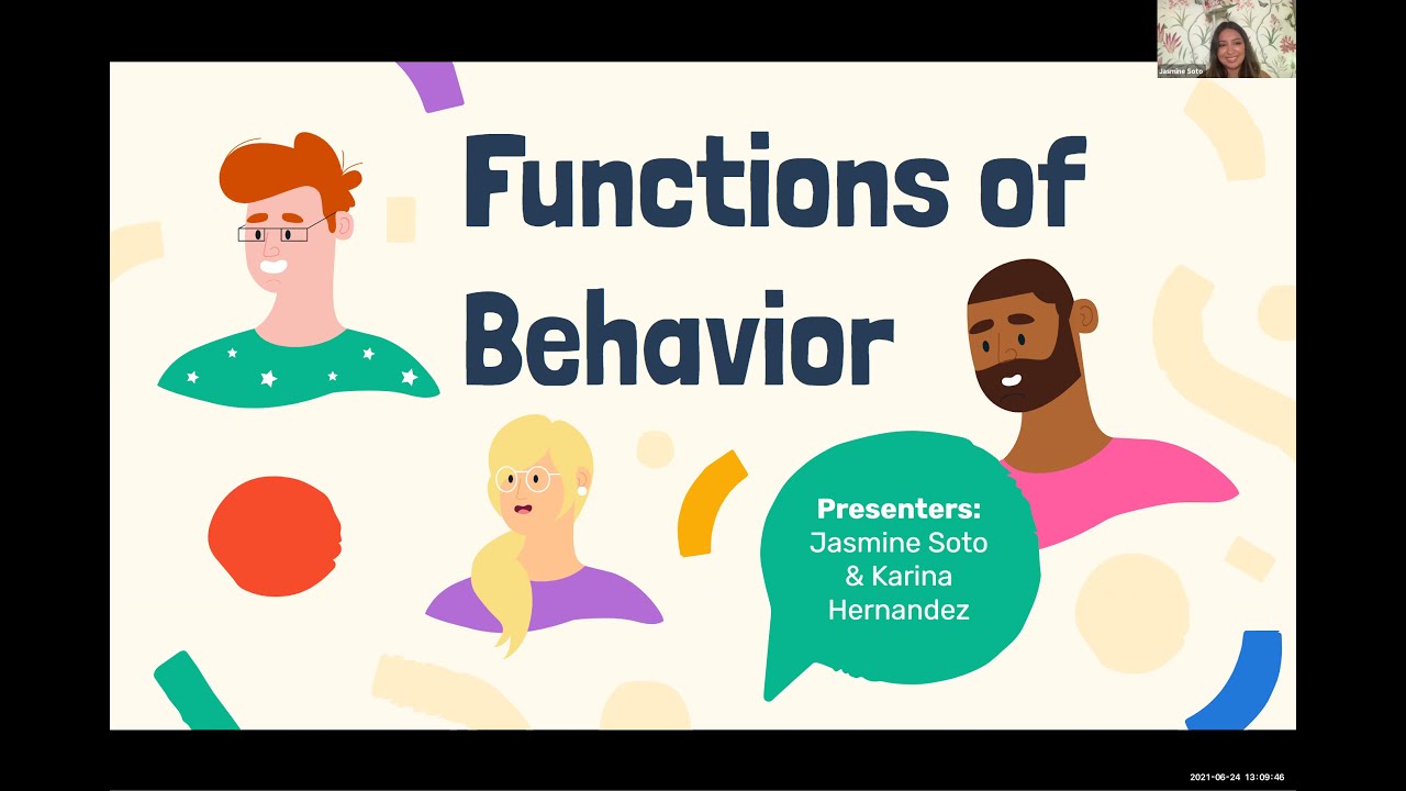 Functions of Behavior
