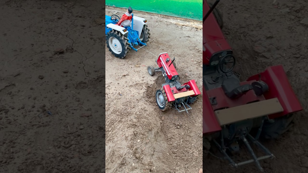Small Tractor, Big Power &ndash; Watch It Pull MF 385!
