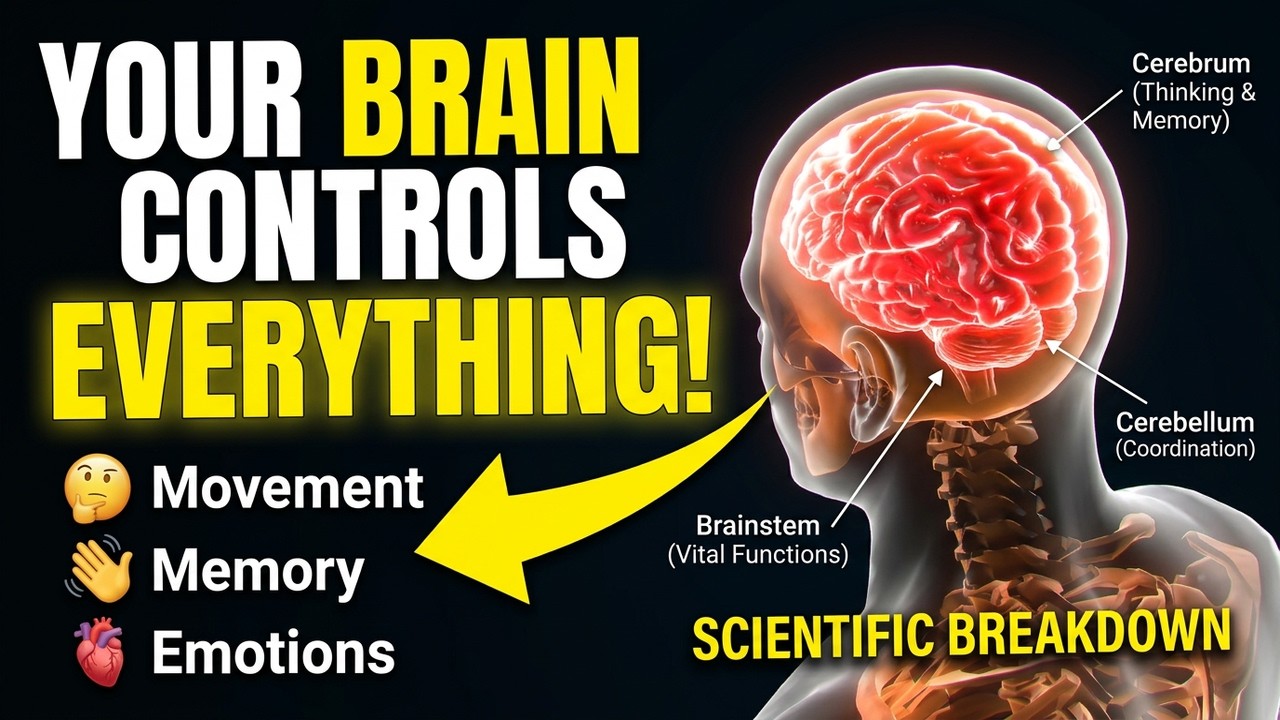 Nervous System Anatomy & Physiology Explained  How Your Brain and Nerves Control Everything 🧠⚡