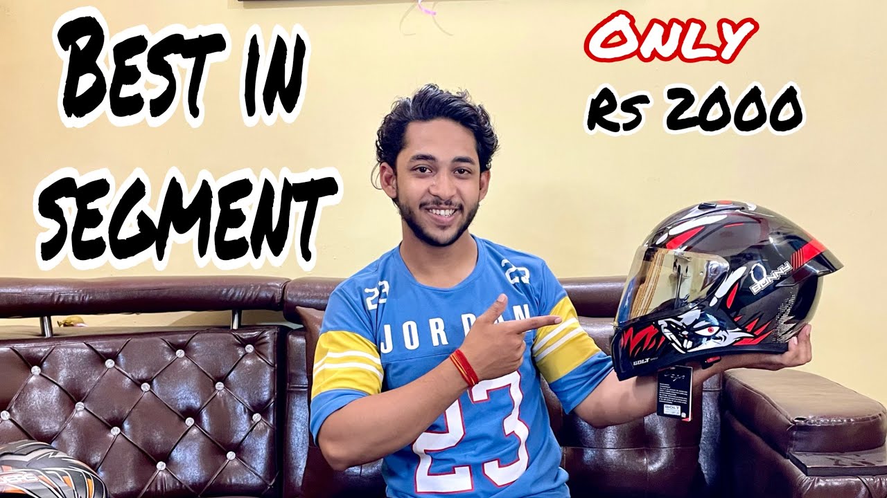 Best Helmet under Rs 2000 | Vega Bolt bunny helmet Review.