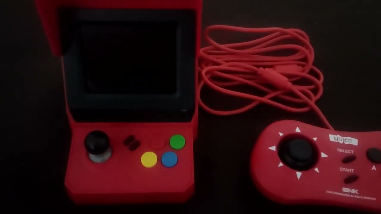 Unboxing MVS Mini y Control Rojo