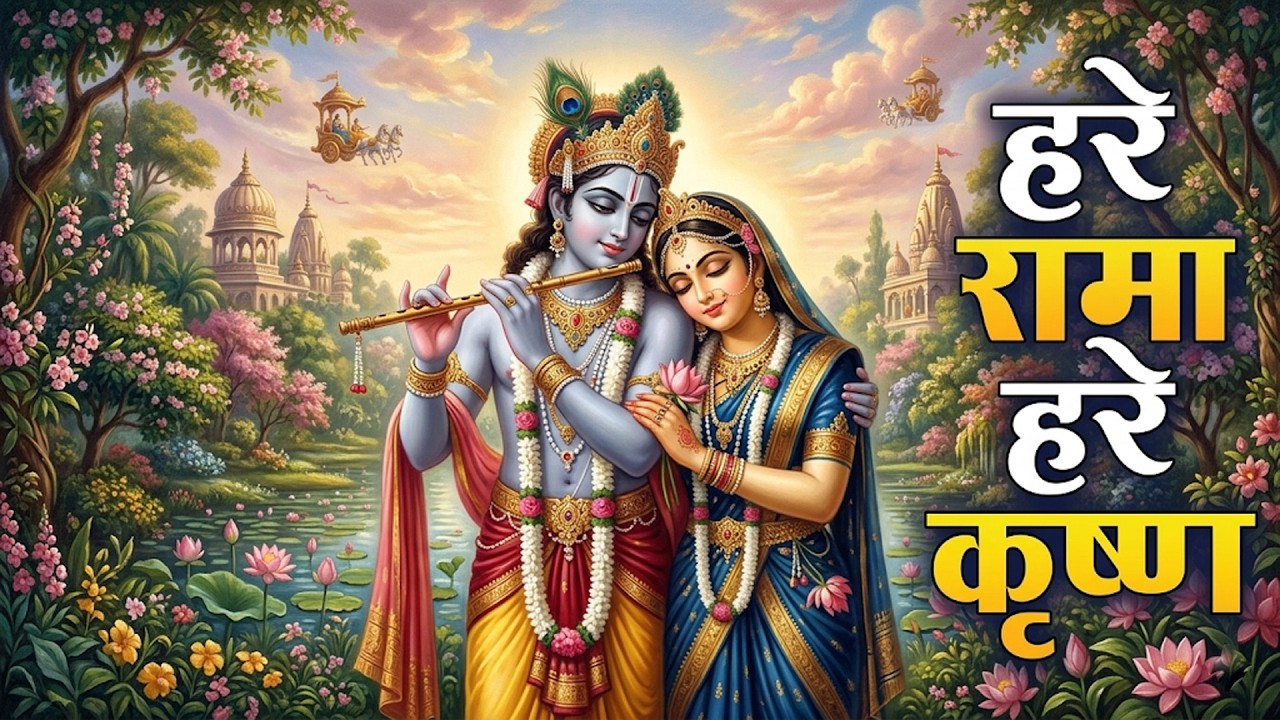 ✨ Hare Rama Hare Krishna Dhun | Mind Relaxing Mantra | Spiritual Healing Music 2026