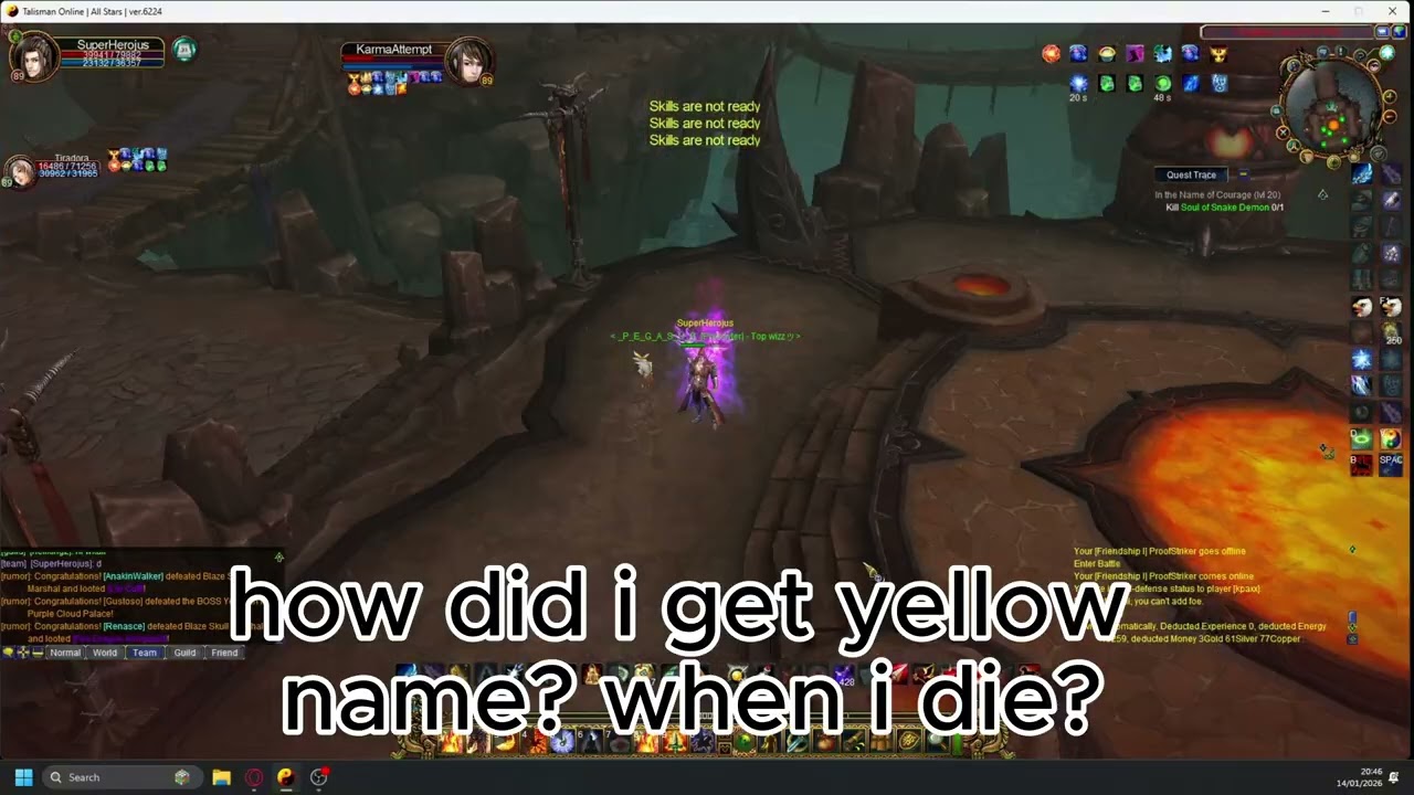 Talisman Online u cant win me so u need to use hack?