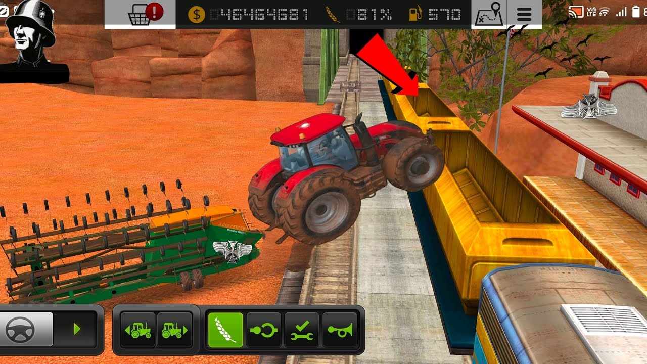 FS18Farming game play Tractor Stunt Loading Challenge#fs18 