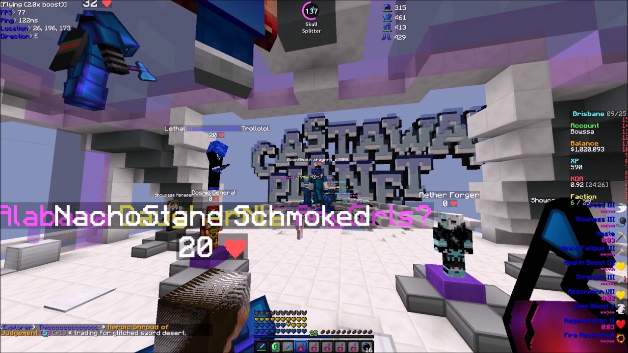Tons of god kills and demi kills Castaway reset // spirit planet (Cosmic pvp)
