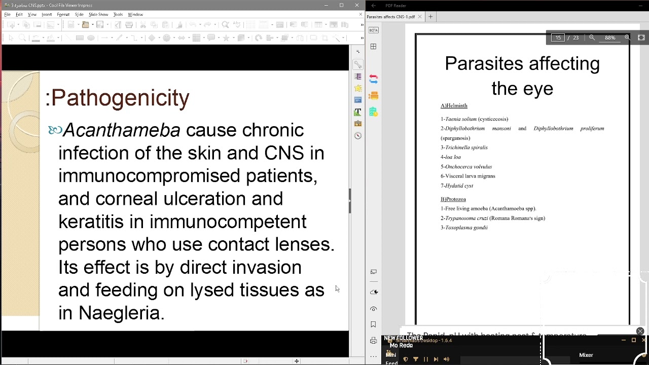 Parasites affecting CNS By Dr Amaal Ahmed