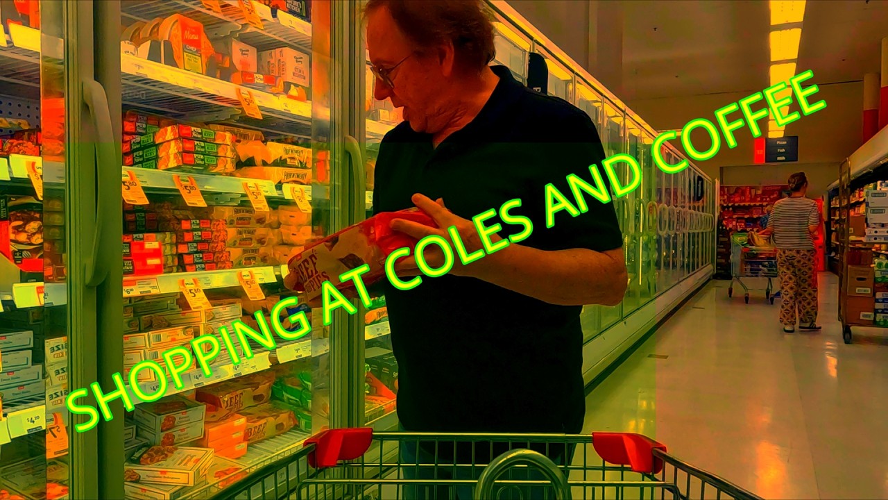 Фрэнк Маккей: Покупки в Coles и кофе.