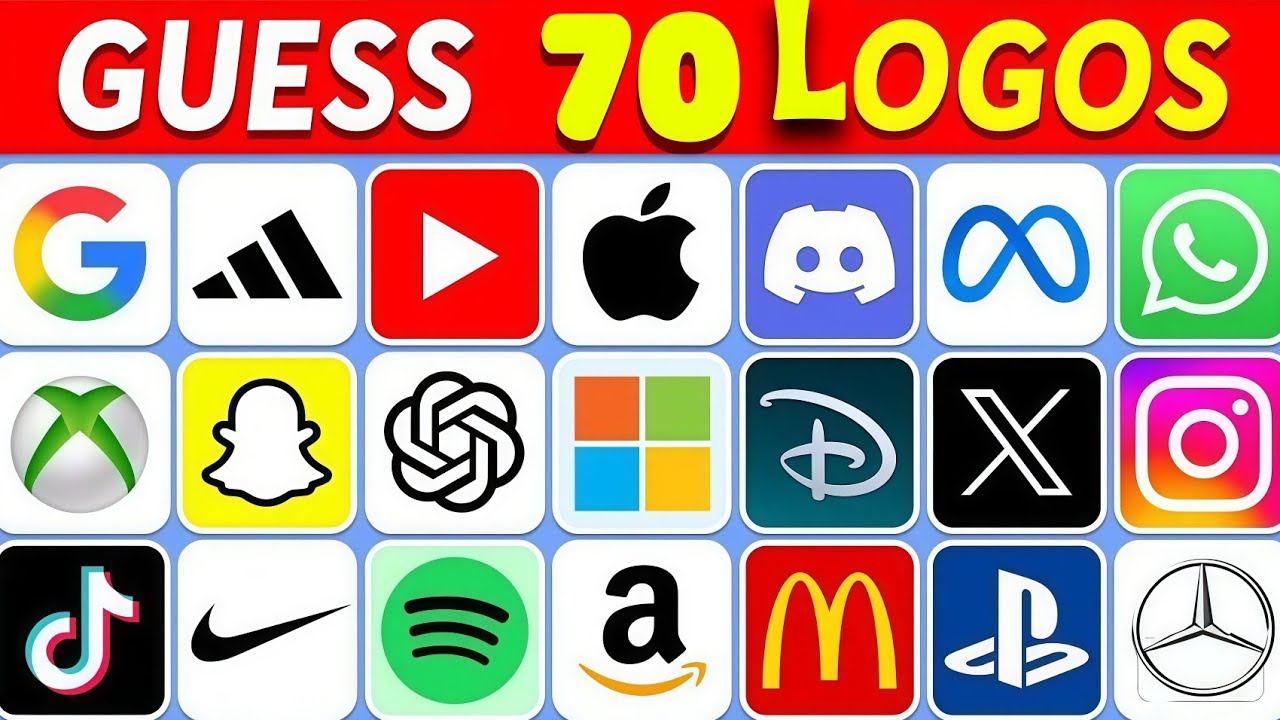 Guess the Logo in 5 Seconds | 70 Famous Logos | Logo Quiz 2026