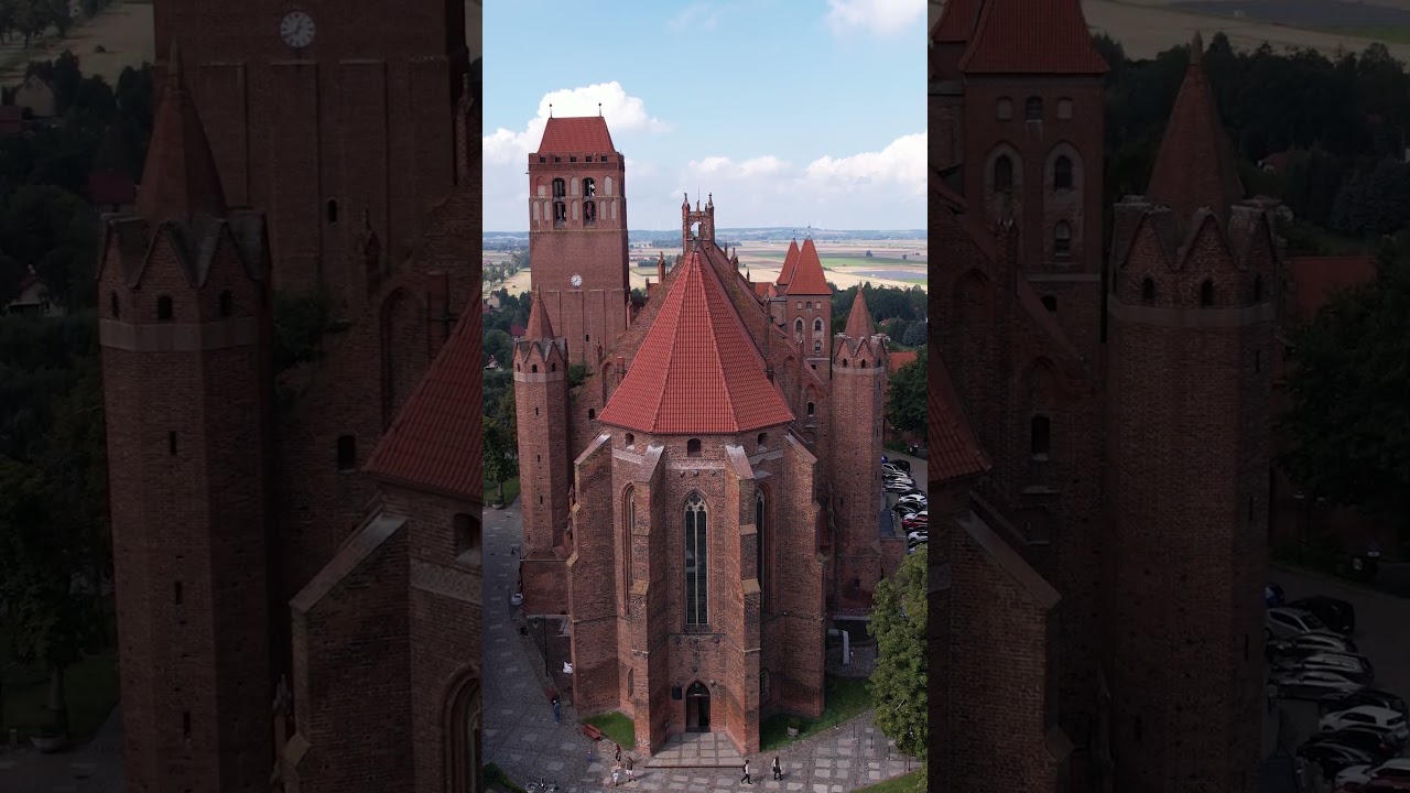 Zesp&oacute;ł katedralno-zamkowy w Kwidzynie.  #Kwidzyn #pomorskie#travel #castle #drone #dji #djidrone