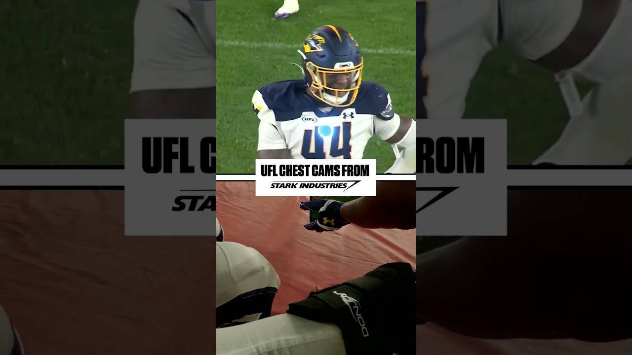 I am Iron Man 😤 #UFL #IronMan #Marvel #Football #Chestcam #Bodycam #TonyStark