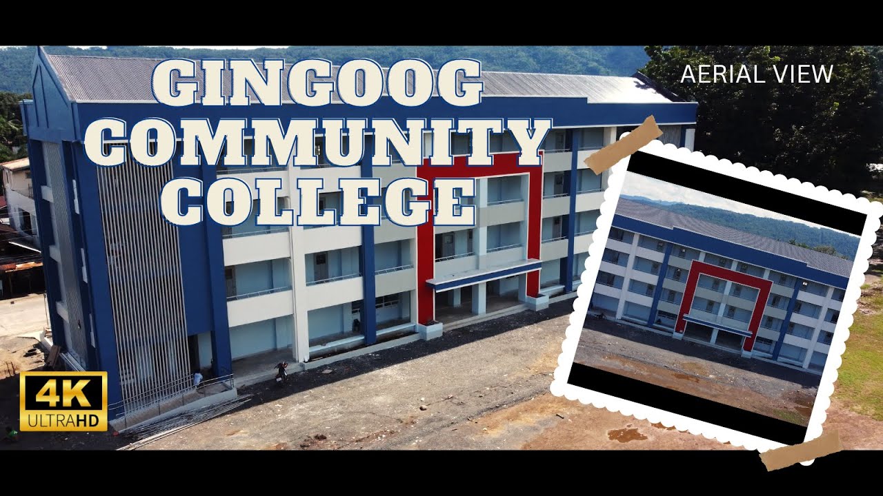 GINGOOG COMMUNITY COLLEGE | 4K AERIAL VIEW | SIGHTS AT HEIGHT
