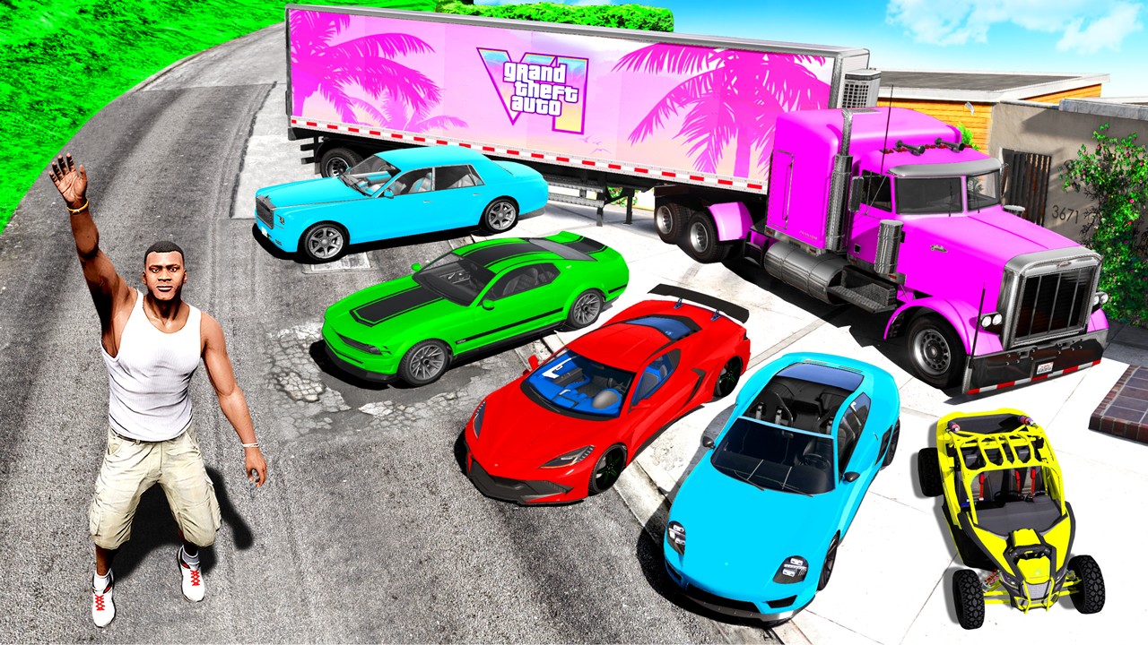 Коллекционируем МАШИНЫ из GTA 6 в GTA 5!