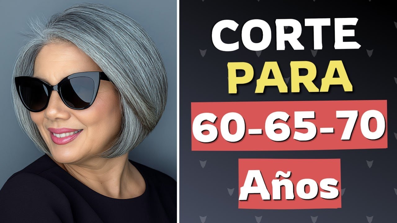 Corte de Pelo Para Señoras 60-65-70 Años - Corte de Pelo Corto Moderno