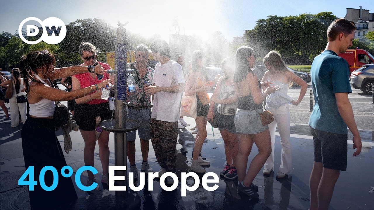 Heat wave and summer storms grip Europe | DW News