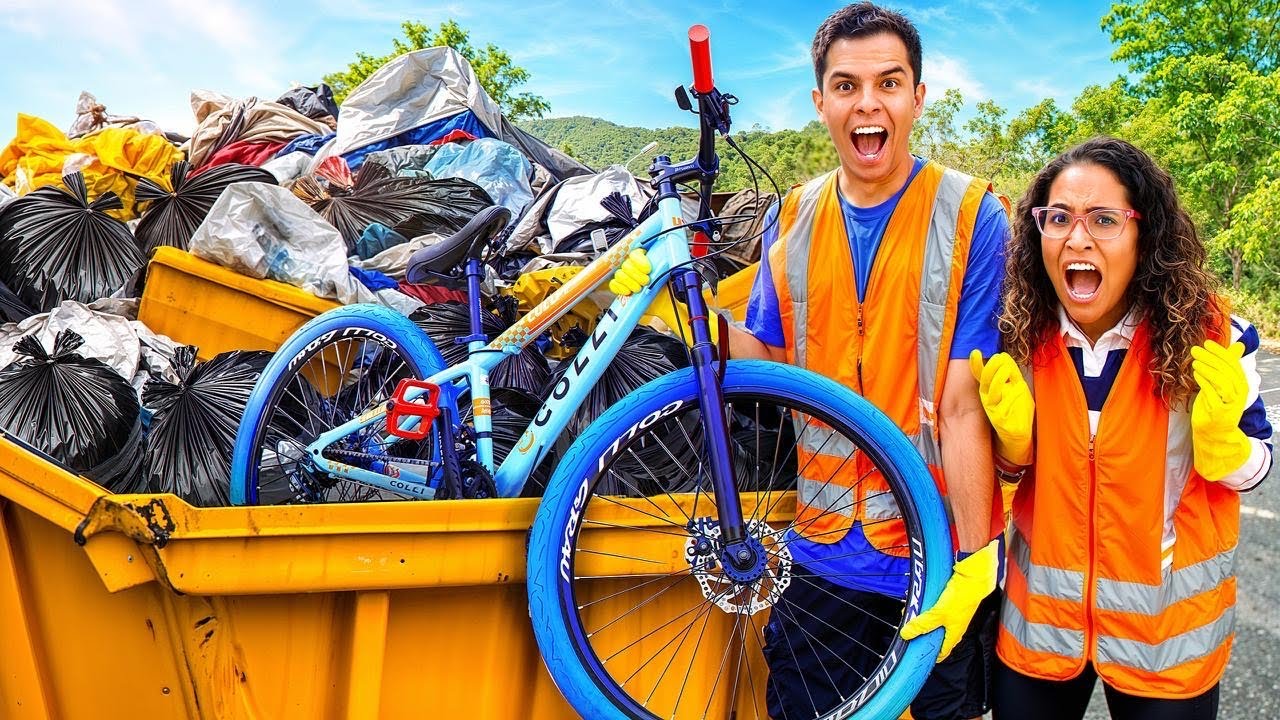 ENCONTREI UMA BIKE DE GRAU ULTRA RARA NO MEIO DO LIXO! *INACREDITÁVEL