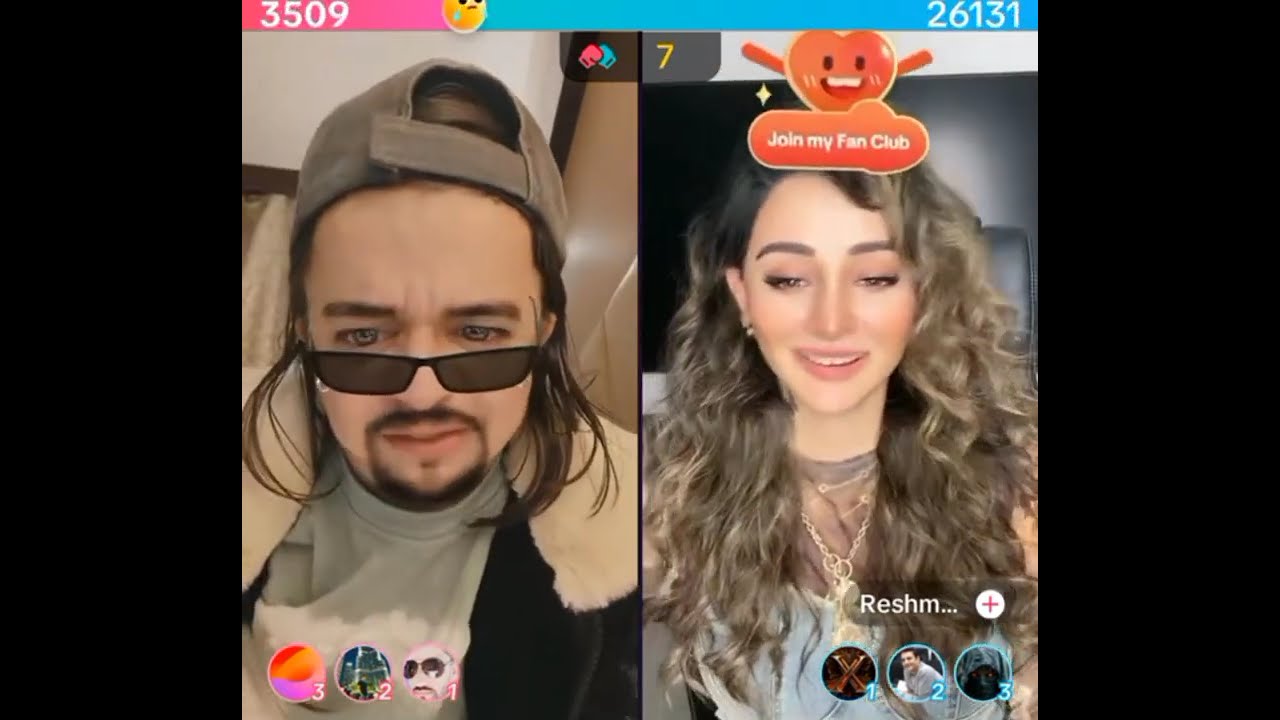 Waseem and Reshma live new video mazaq funny life GAF shaf full show 